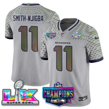 SEA 2025 Vapor Limited Jersey - NFC Champions Limited Patch - Stitched