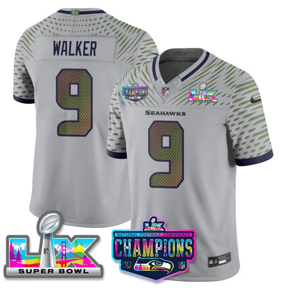 SEA 2025 Vapor Limited Jersey - NFC Champions Limited Patch - Stitched