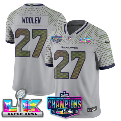 SEA 2025 Vapor Limited Jersey - NFC Champions Limited Patch - Stitched