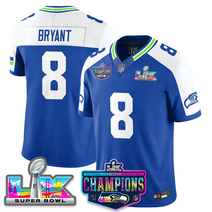 SEA 2025 Vapor Limited Jersey - NFC Champions Limited Patch - Stitched