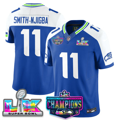 SEA 2025 Vapor Limited Jersey - NFC Champions Limited Patch - Stitched