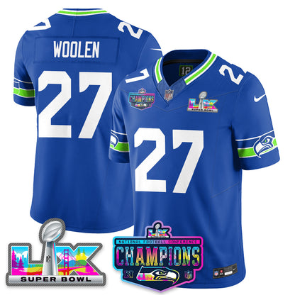SEA 2025 Vapor Limited Jersey - NFC Champions Limited Patch - Stitched