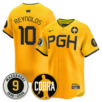 PIT Memories Vapor Limited Jersey - Bill Mazeroski Patch - Stitched