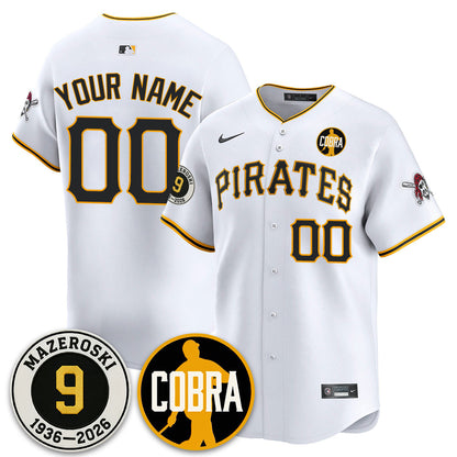 PIT Memories Vapor Limited Jersey - Bill Mazeroski Patch - Stitched