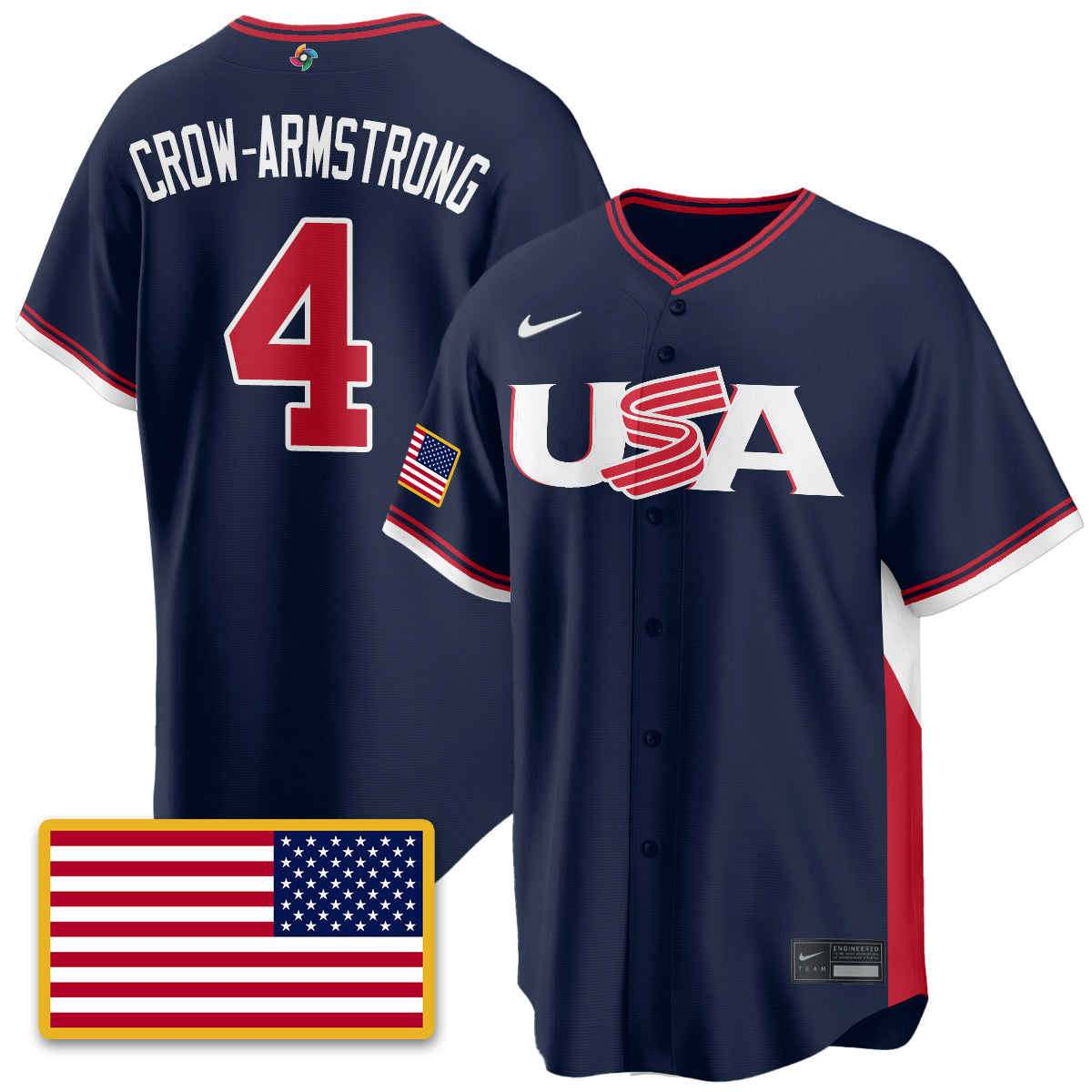 USA Baseball  2026 World Baseball Classic Limited Jersey - Stitched
