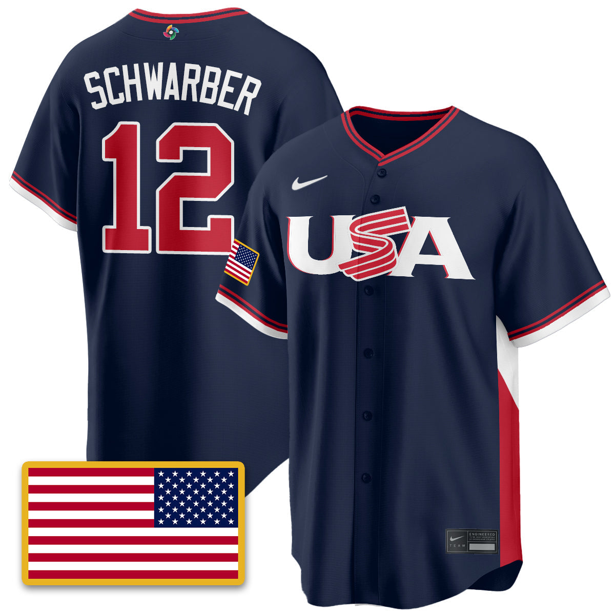 USA Baseball  2026 World Baseball Classic Limited Jersey - Stitched