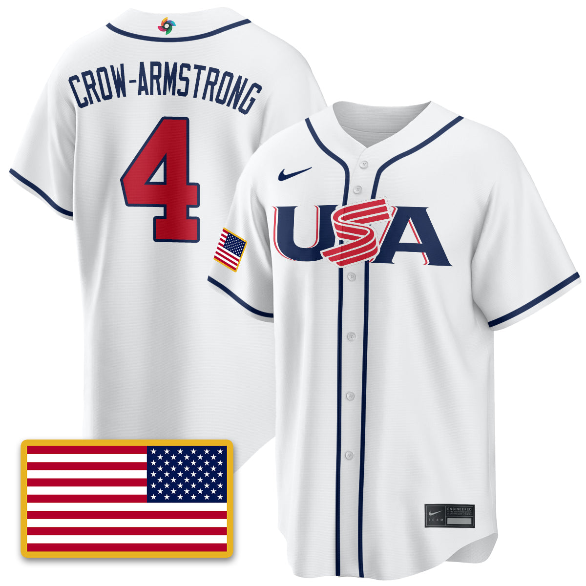 USA Baseball  2026 World Baseball Classic Limited Jersey - Stitched