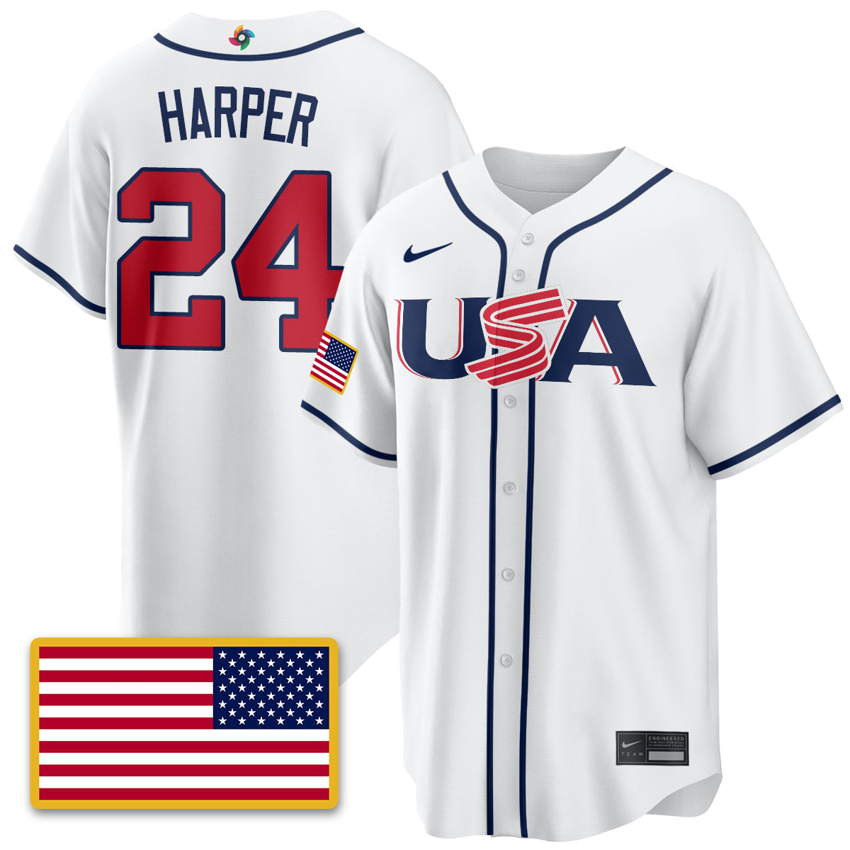 USA Baseball  2026 World Baseball Classic Limited Jersey - Stitched