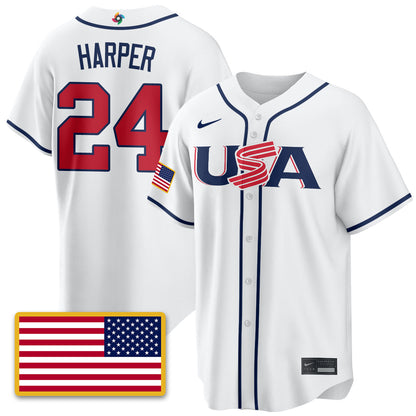 USA Baseball  2026 World Baseball Classic Limited Jersey - Stitched