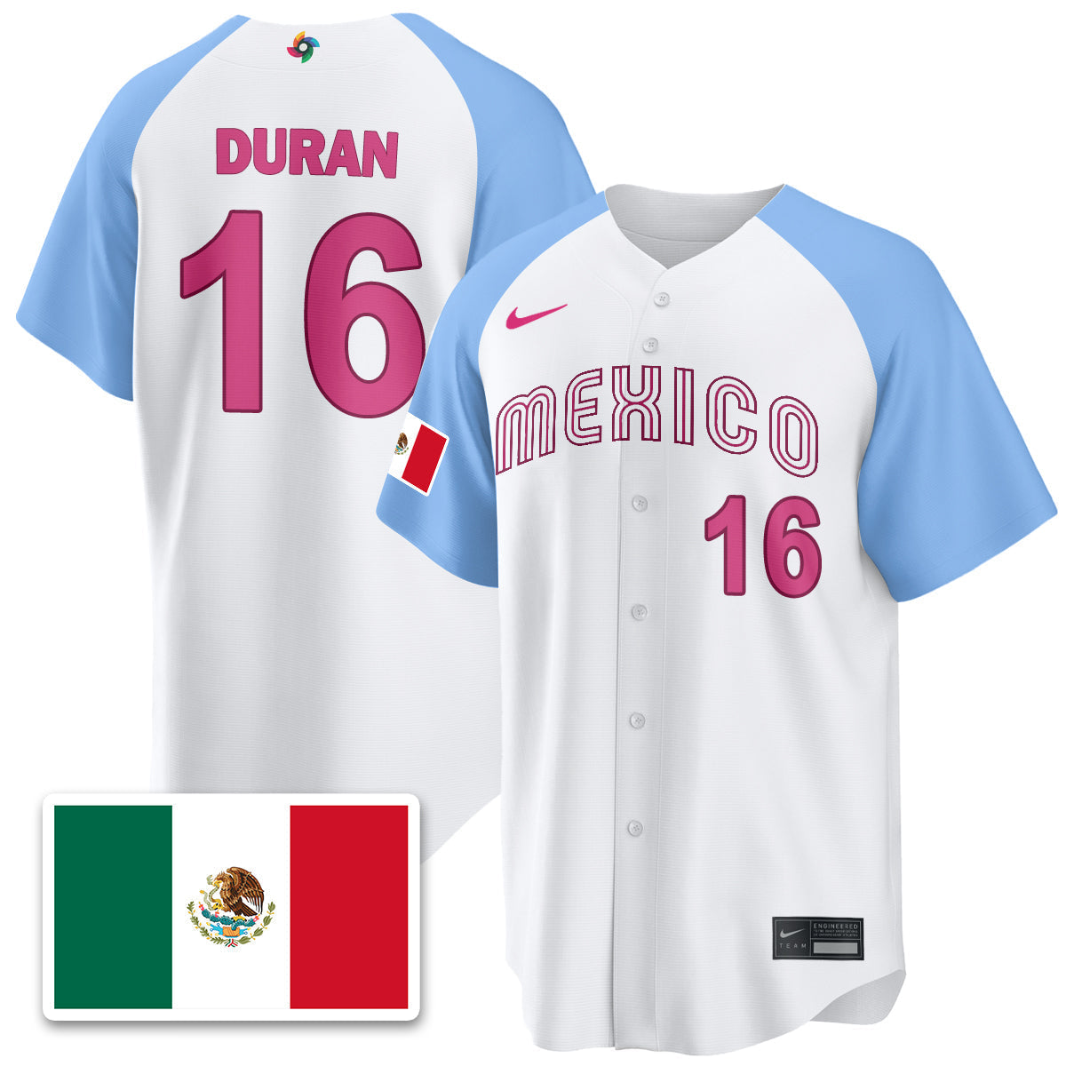 Mexico Baseball 2026 World Baseball Classic Limited Jersey - Stitched