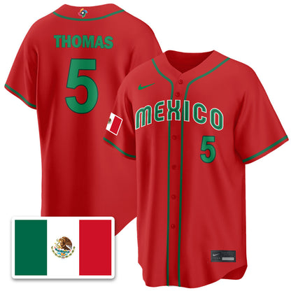 Mexico Baseball 2026 World Baseball Classic Limited Jersey - Stitched