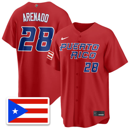 Puerto Rico Baseball 2026 World Baseball Classic Limited Jersey - Stitched