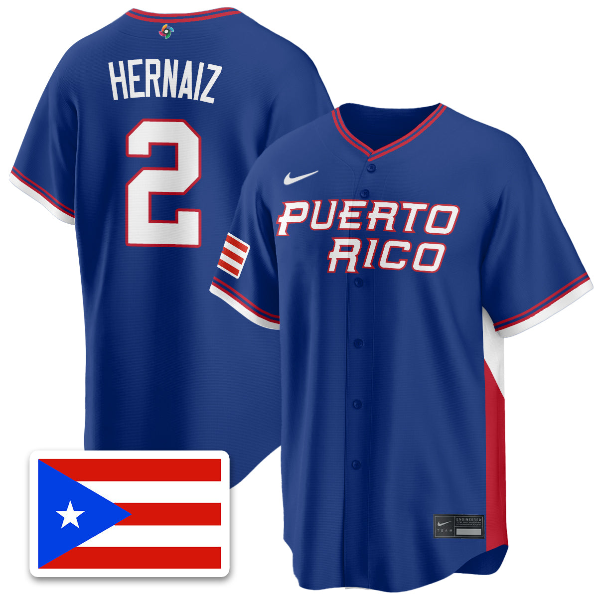 Puerto Rico Baseball 2026 World Baseball Classic Limited Jersey - Stitched