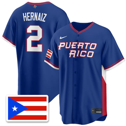 Puerto Rico Baseball 2026 World Baseball Classic Limited Jersey - Stitched