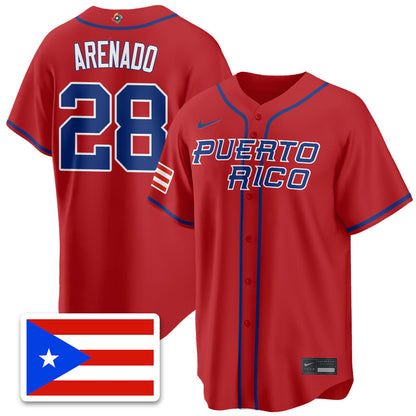 Puerto Rico Baseball 2026 World Baseball Classic Limited Jersey - Stitched