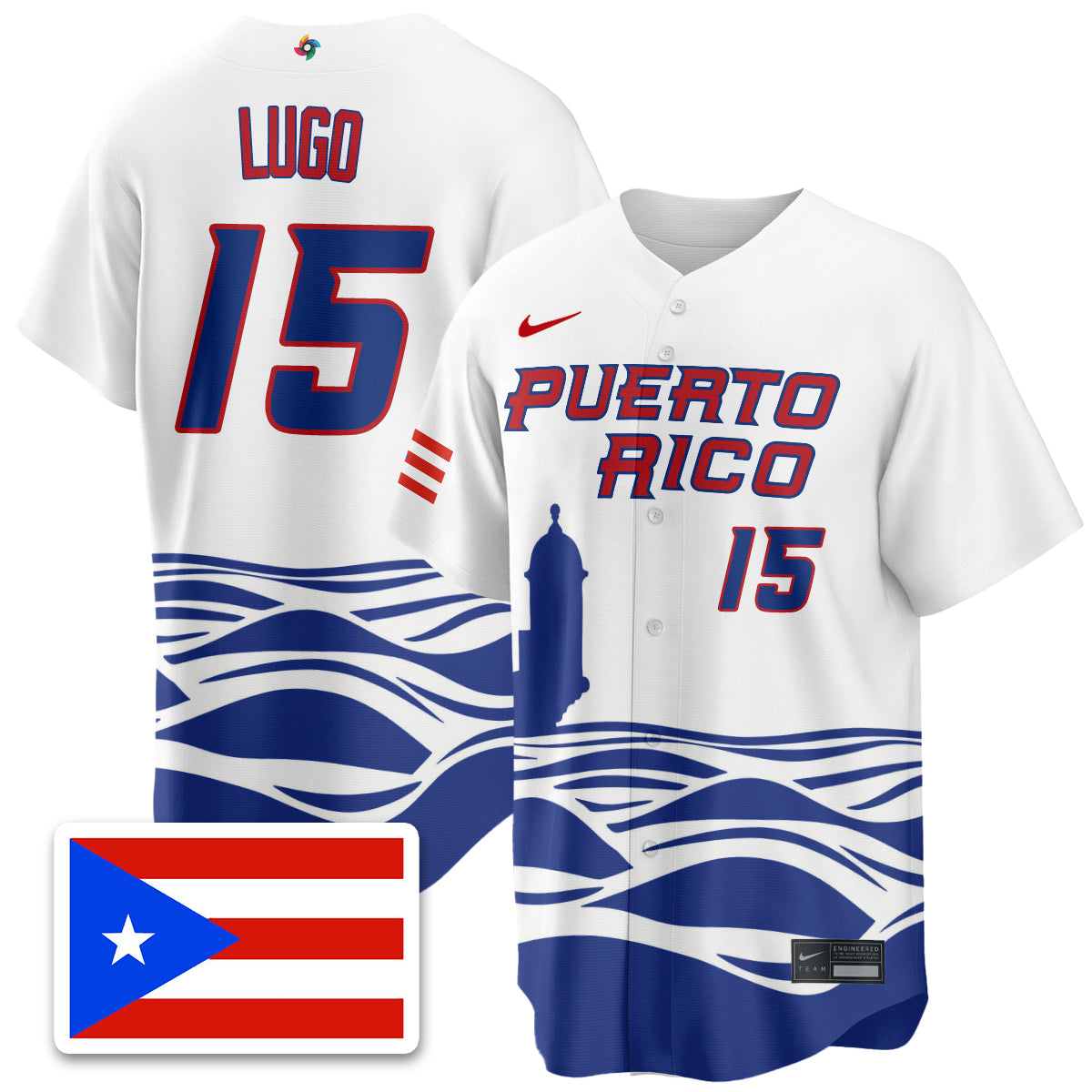 Puerto Rico Baseball 2026 World Baseball Classic Limited Jersey - Stitched