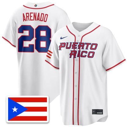 Puerto Rico Baseball 2026 World Baseball Classic Limited Jersey - Stitched