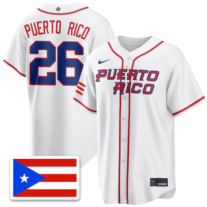 Puerto Rico Baseball 2026 World Baseball Classic Limited Jersey - Stitched