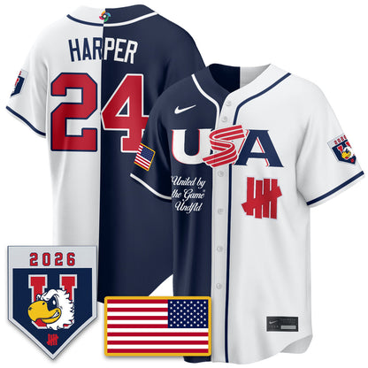 USA Baseball x Undefeated 2026 World Baseball Classic Limited Jersey - Stitched