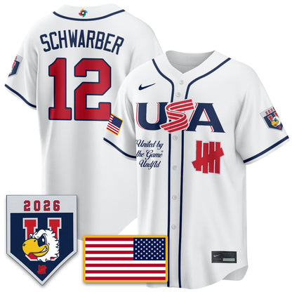 USA Baseball x Undefeated 2026 World Baseball Classic Limited Jersey - Stitched