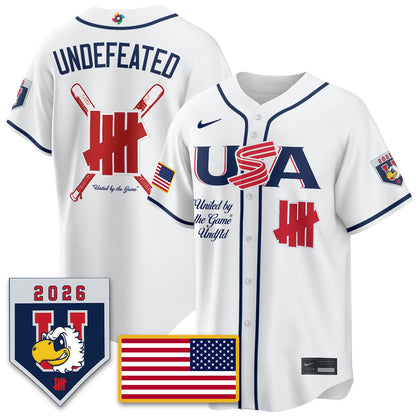 USA Baseball x Undefeated 2026 World Baseball Classic Limited Jersey - Stitched