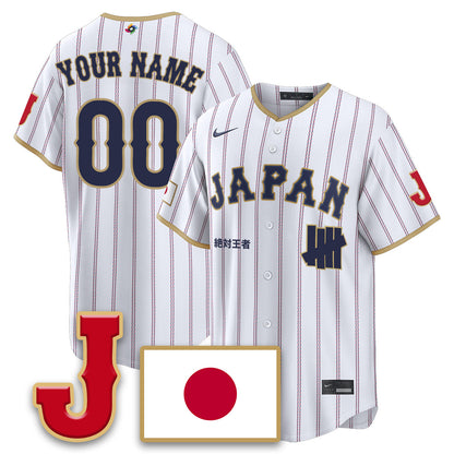 Custom Japan Baseball x Undefeated 2026 World Baseball Classic Limited Jersey - Stitched