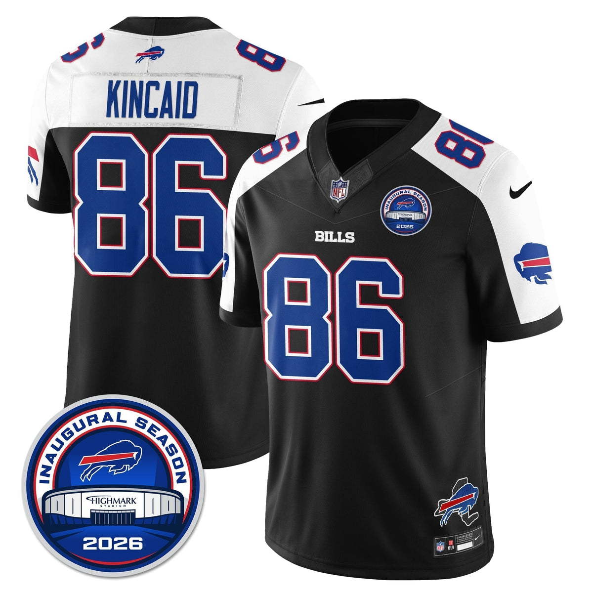 BUF 2026 Inaugural Season Patch Vapor Limited Jersey - Stitched