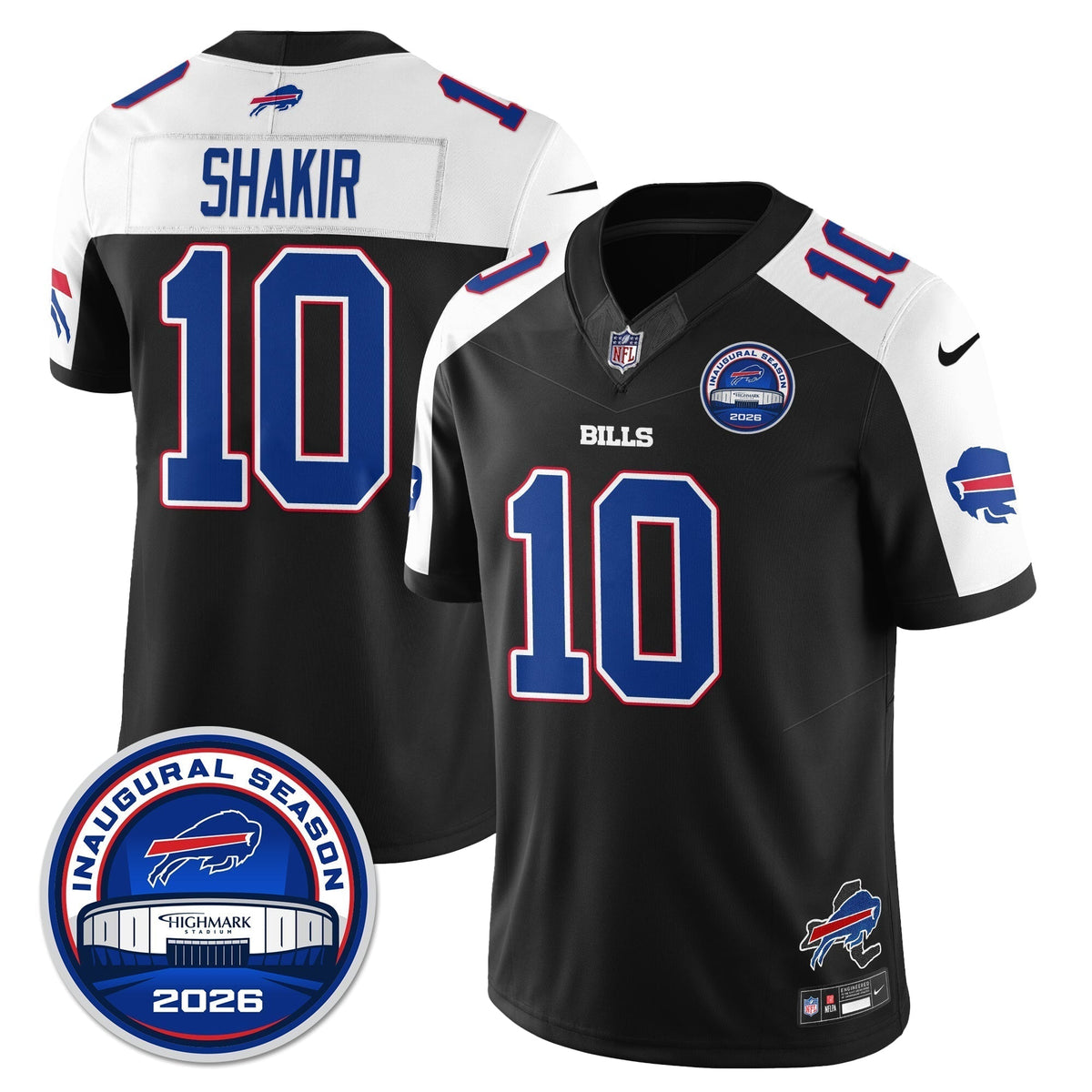 BUF 2026 Inaugural Season Patch Vapor Limited Jersey - Stitched