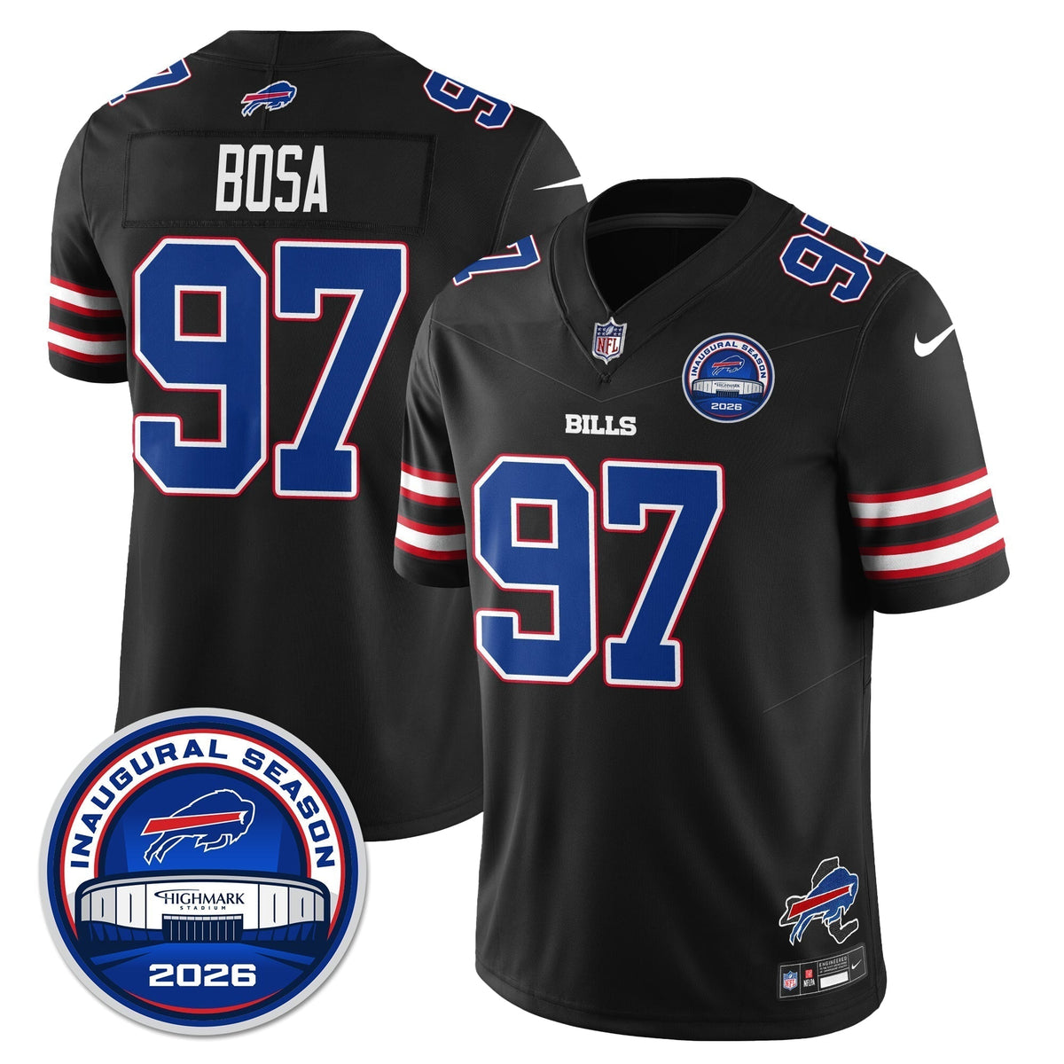 BUF 2026 Inaugural Season Patch Vapor Limited Jersey - Stitched