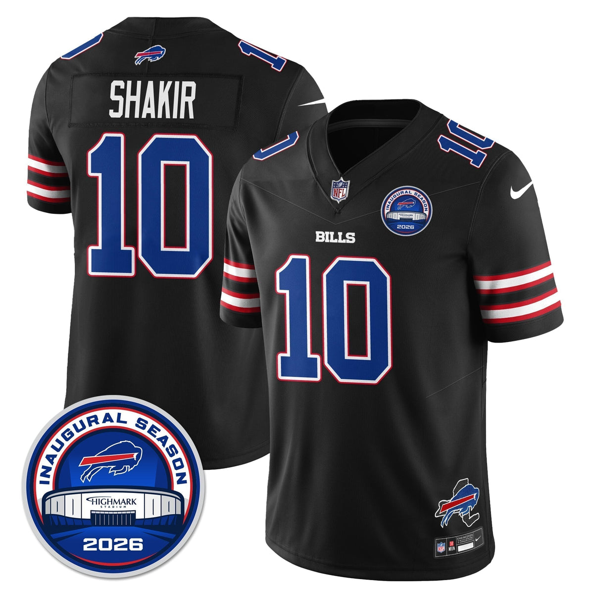 BUF 2026 Inaugural Season Patch Vapor Limited Jersey - Stitched