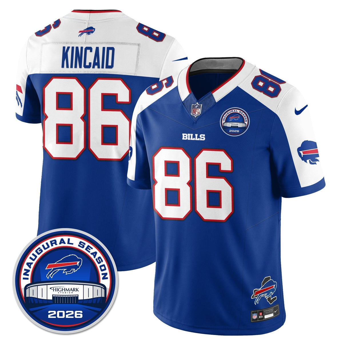BUF 2026 Inaugural Season Patch Vapor Limited Jersey - Stitched