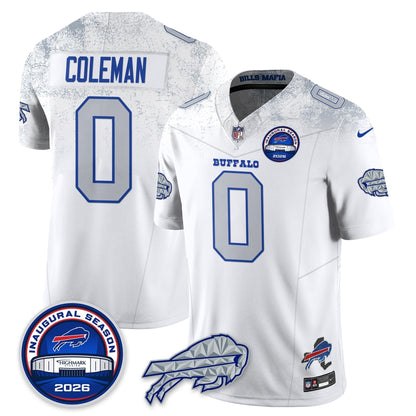 BUF 2026 Inaugural Season Patch Vapor Limited Jersey - Stitched