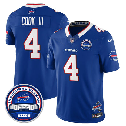 BUF 2026 Inaugural Season Patch Vapor Limited Jersey - Stitched