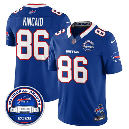 BUF 2026 Inaugural Season Patch Vapor Limited Jersey - Stitched