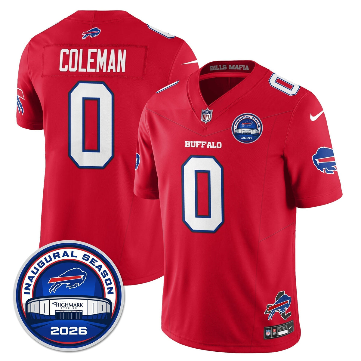 BUF 2026 Inaugural Season Patch Vapor Limited Jersey - Stitched