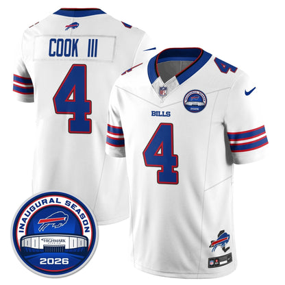 BUF 2026 Inaugural Season Patch Vapor Limited Jersey - Stitched