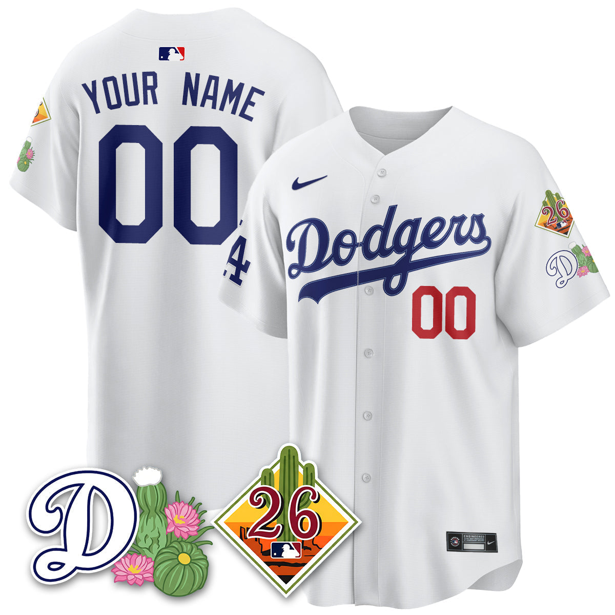 Custom LAD 2026 Spring Training Vapor Limited Jersey - Stitched