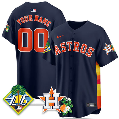 HOU 2026 Spring Training Vapor Limited Custom Jersey - Stitched