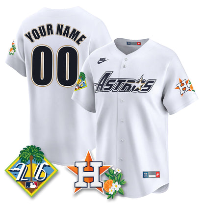 HOU 2026 Spring Training Vapor Limited Custom Jersey - Stitched
