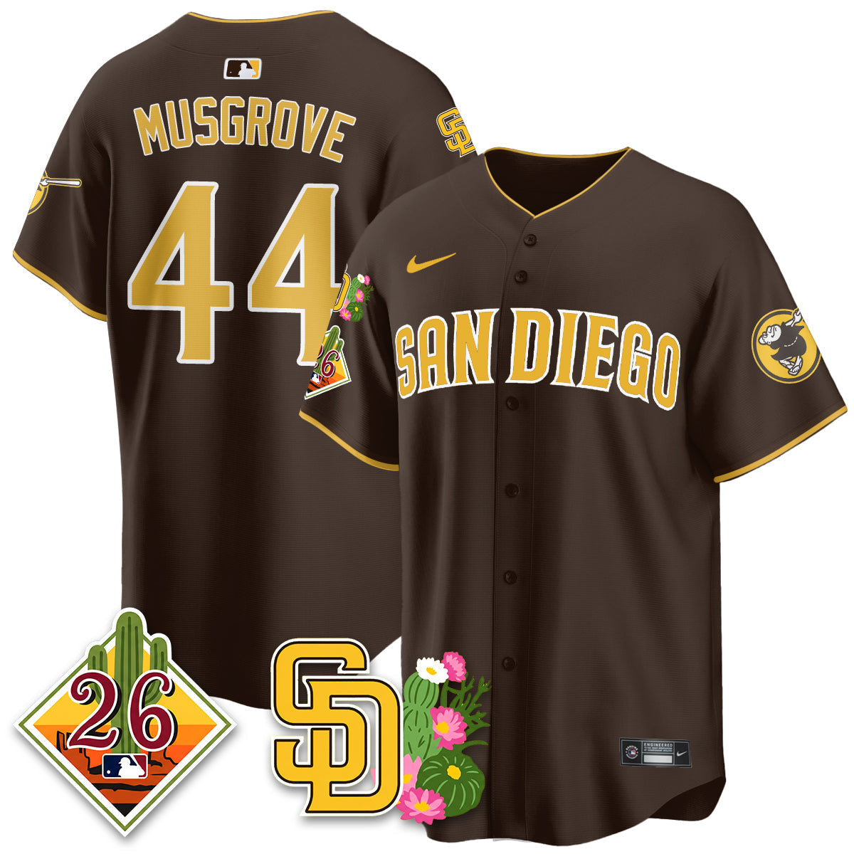 SD 2026 Spring Training Vapor Limited Jersey - Stitched