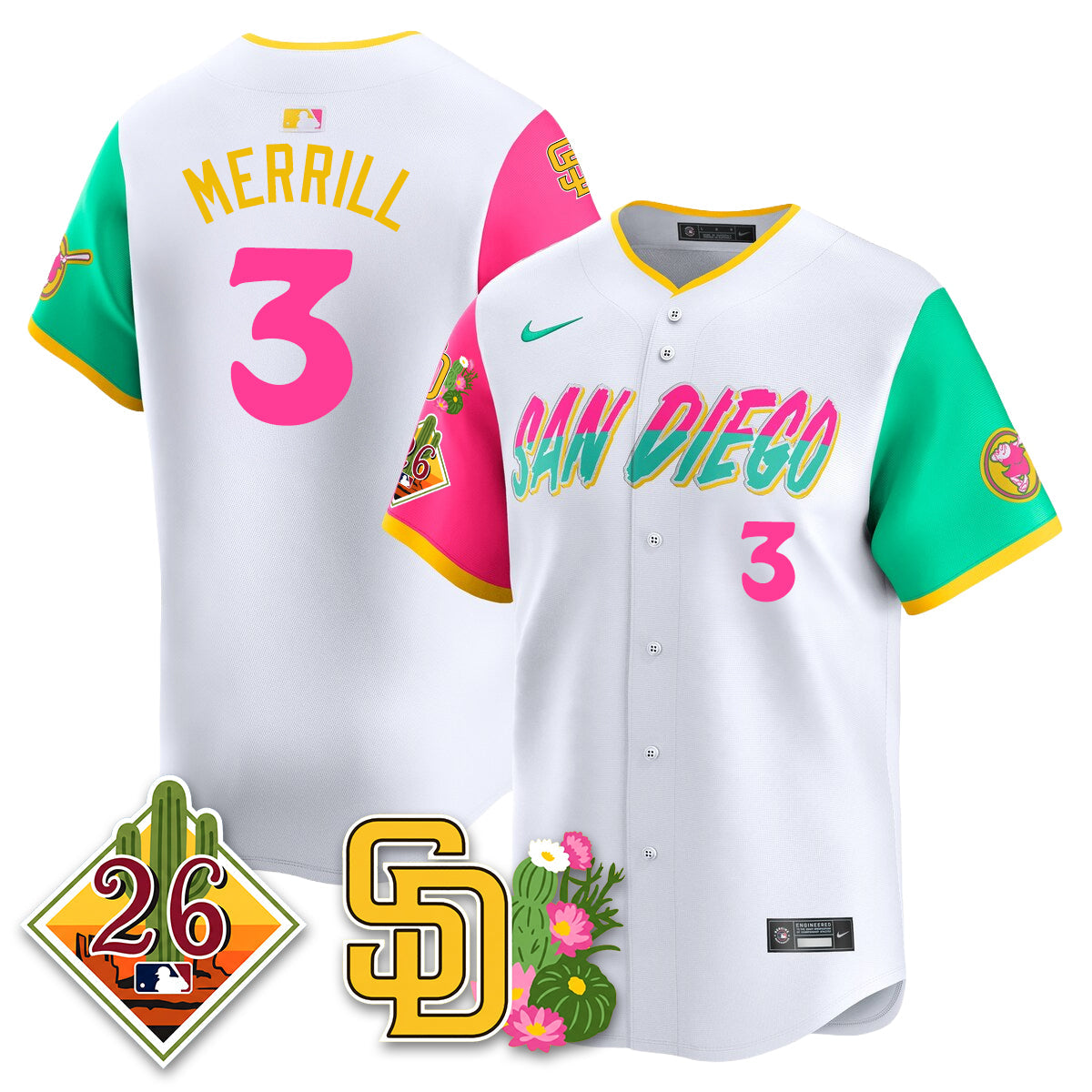 SD 2026 Spring Training Vapor Limited Jersey - Stitched