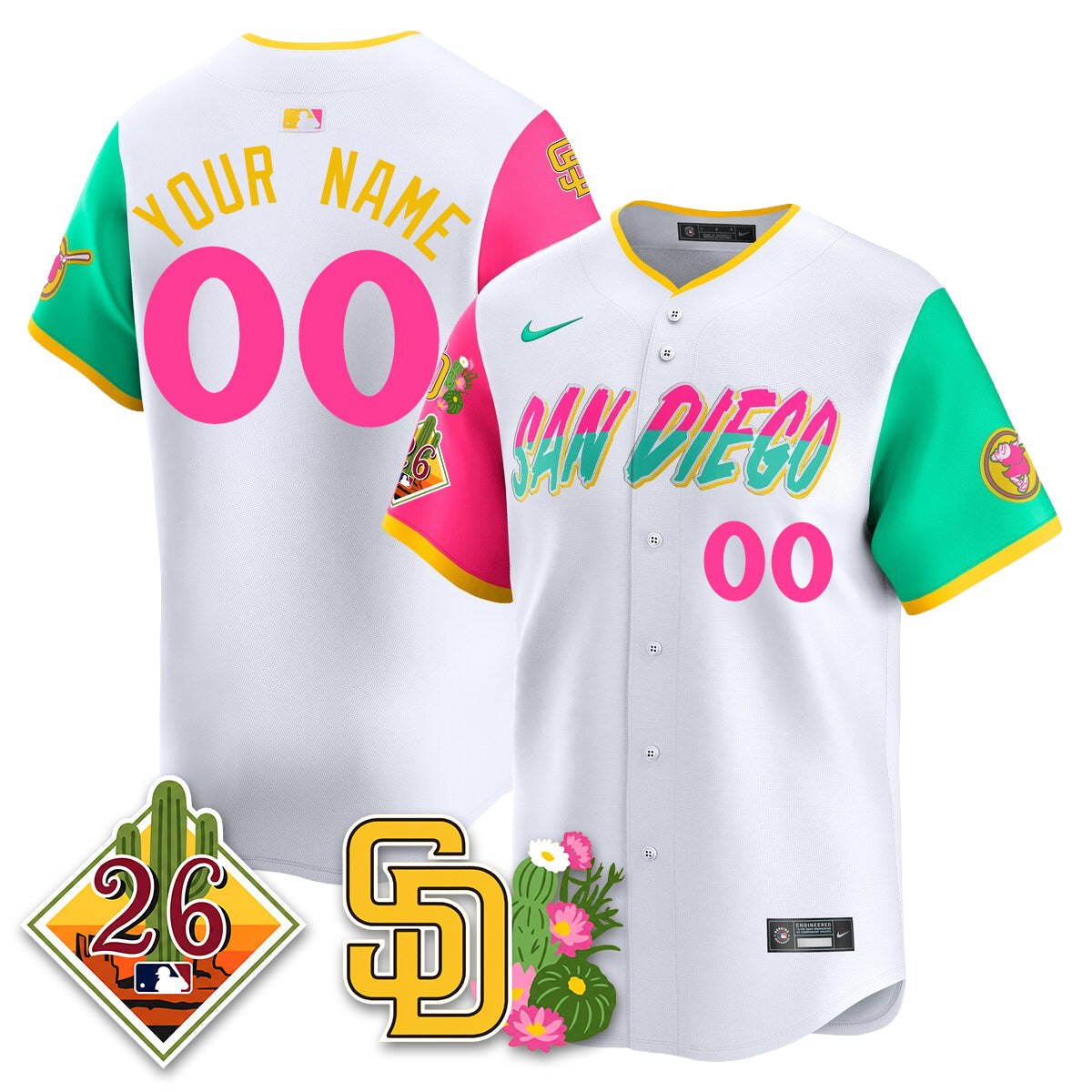 SD 2026 Spring Training Vapor Limited Jersey - Stitched