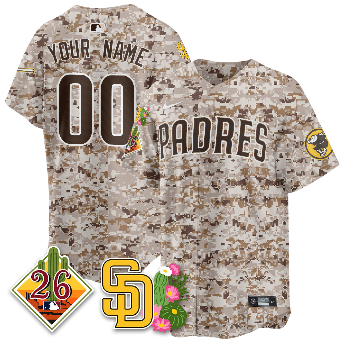 SD 2026 Spring Training Vapor Limited Custom Jersey - Stitched