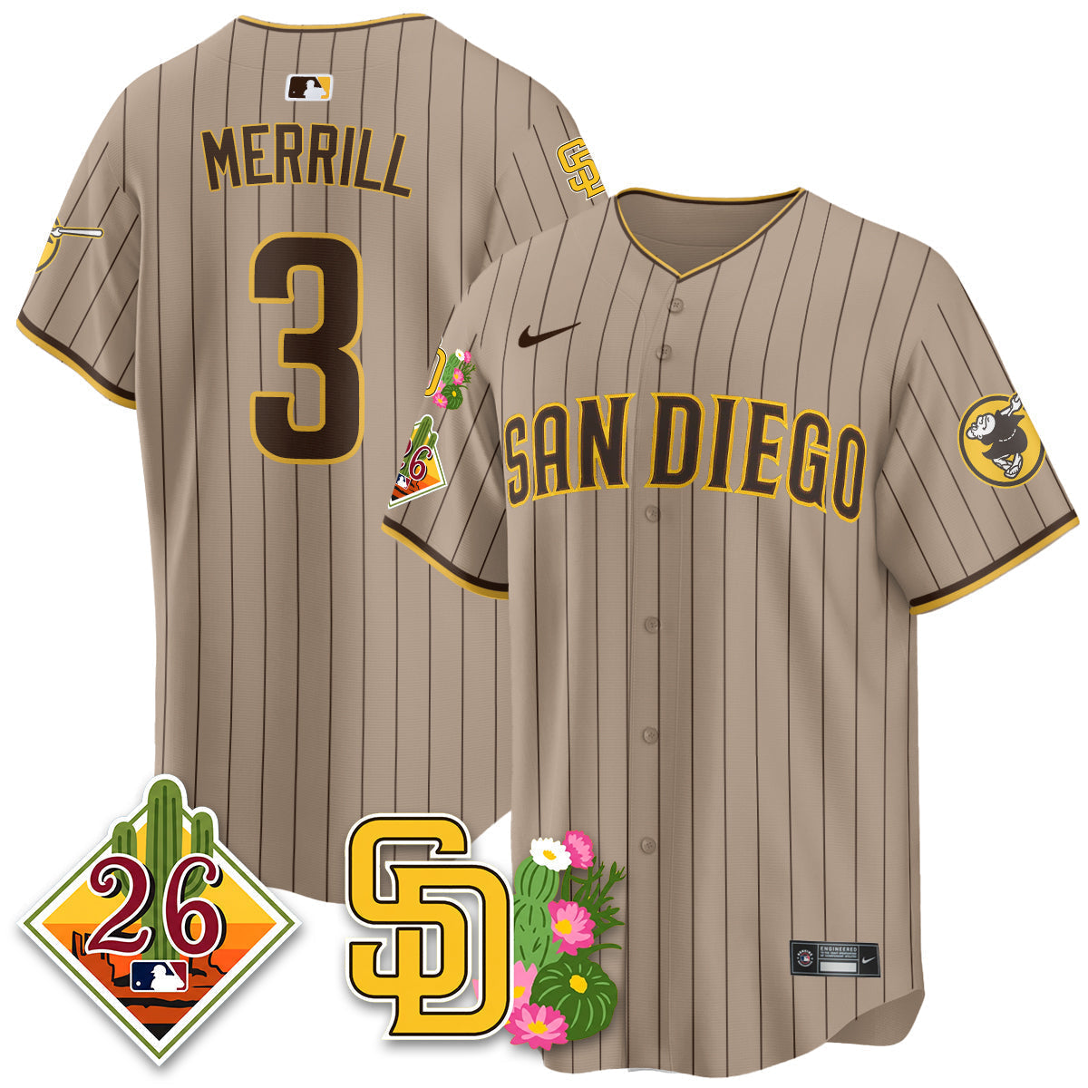 SD 2026 Spring Training Vapor Limited Jersey - Stitched