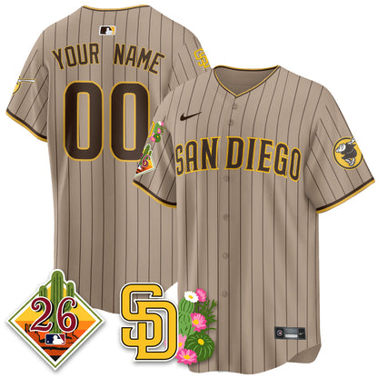SD 2026 Spring Training Vapor Limited Custom Jersey - Stitched