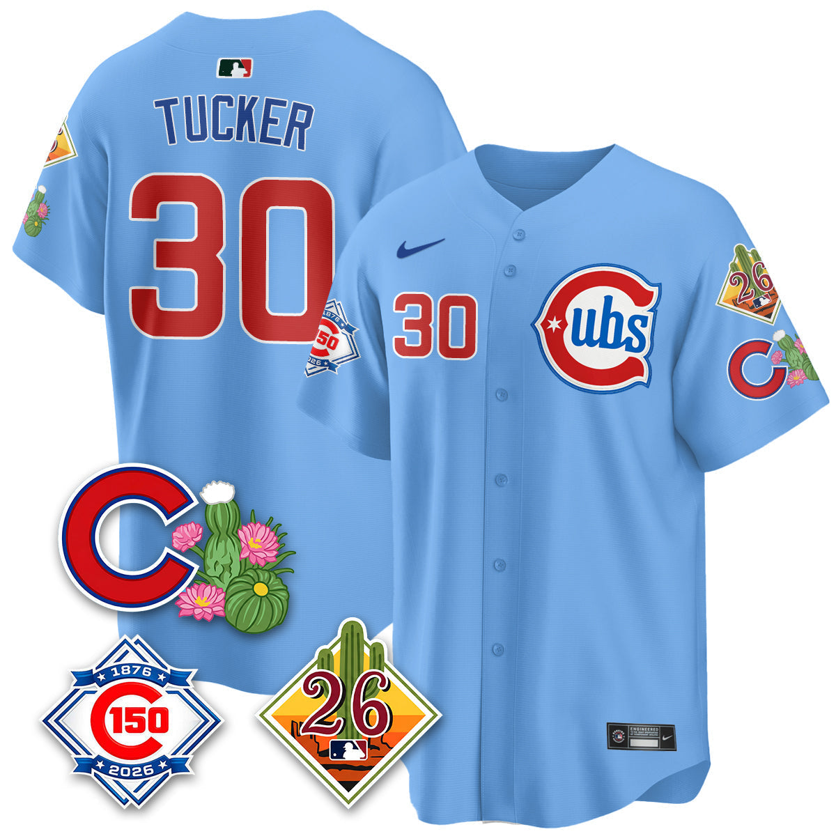CHC 2026 Spring Training Vapor Limited Jersey - 150th Anniversary Patch - Stitched