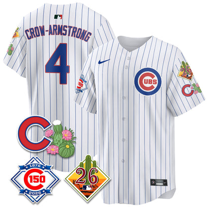 CHC 2026 Spring Training Vapor Limited Jersey - 150th Anniversary Patch - Stitched