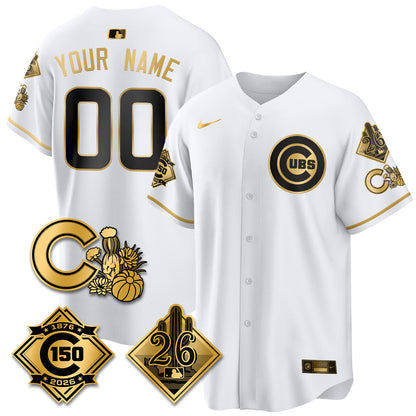 CHC 2026 Spring Training Vapor Limited Custom Jersey - 150th Anniversary Patch - Stitched