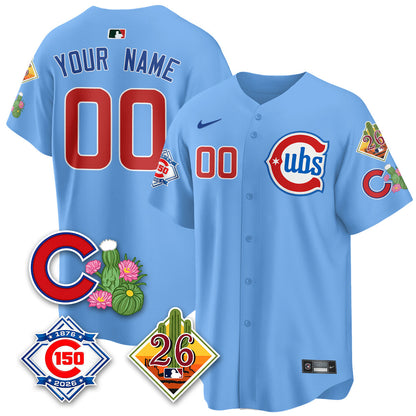 CHC 2026 Spring Training Vapor Limited Custom Jersey - 150th Anniversary Patch - Stitched
