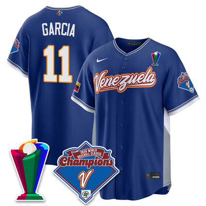 Venezuela Baseball 2026 World Baseball Classic Champions Limited Jersey - Stitched